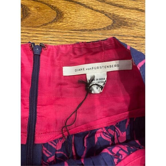 NWOT Vintage Diane von furstenberg size 6 pleated skirt - Picture 3 of 5